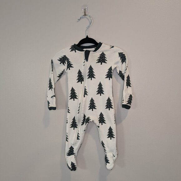 💜 2 for 30 💜 ZippyJamz Christmas Tree Pyjama | 100% Organic Cotton - Picture 1 of 3